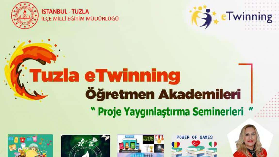 e-Twinning Öğretmen Akademileri Proje Yaygınlaştırma Semineri 27.04.2022 saat 21:00 'de tanıtılacaktır.