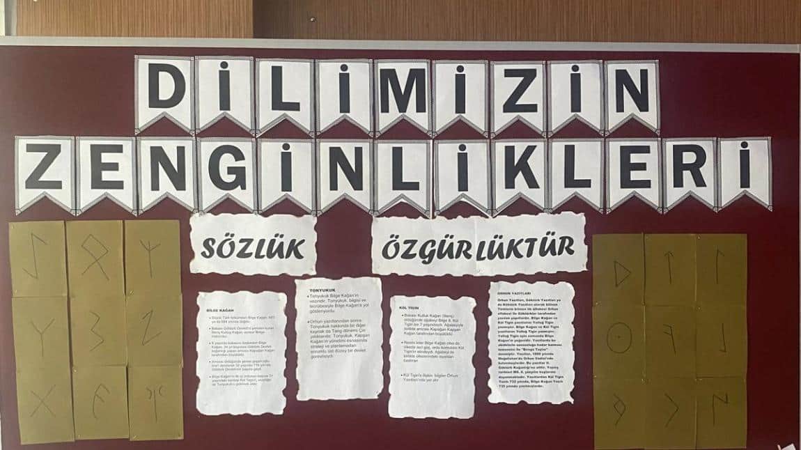 Dilimizin Zenginlikleri kapsamında yapılan Ekim ayı etkinliklerimiz