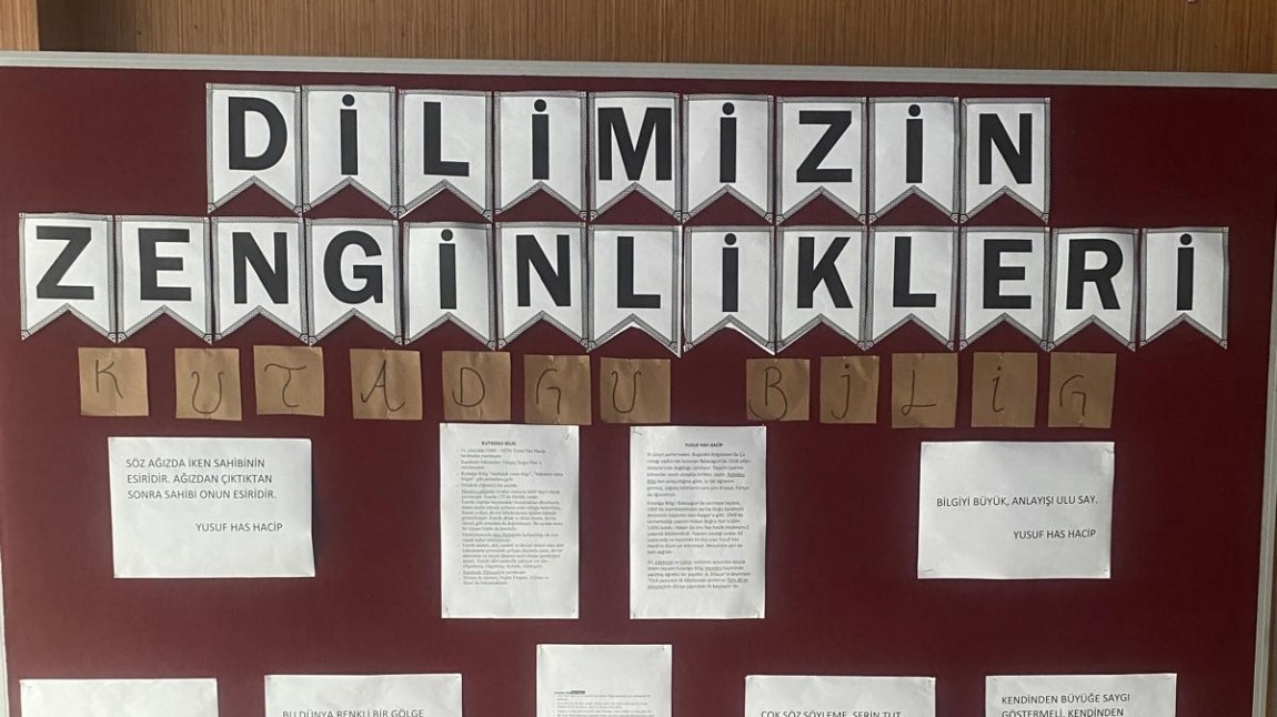 Dilimizin zenginlikleri projesinde dönem boyunca yapılan faaliyetler